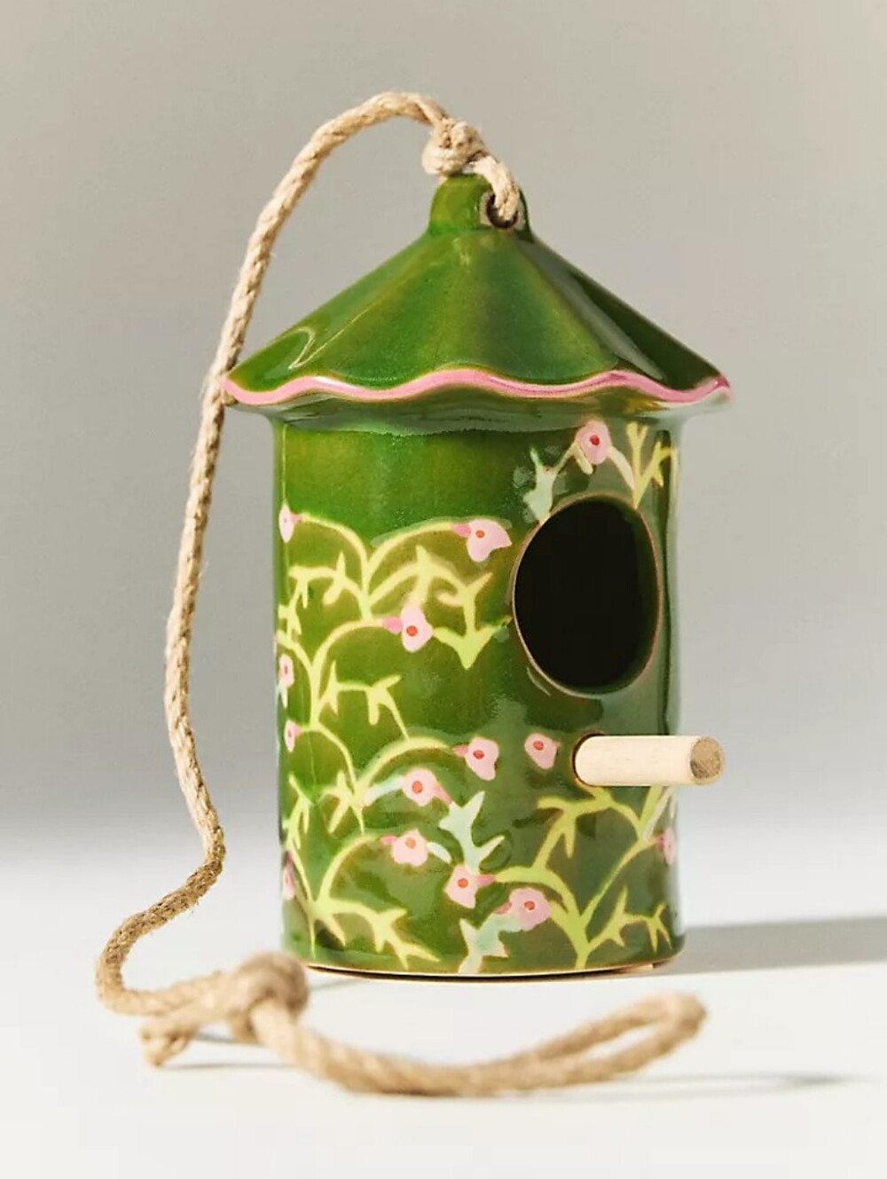 NWT Anthro Floral Bird House